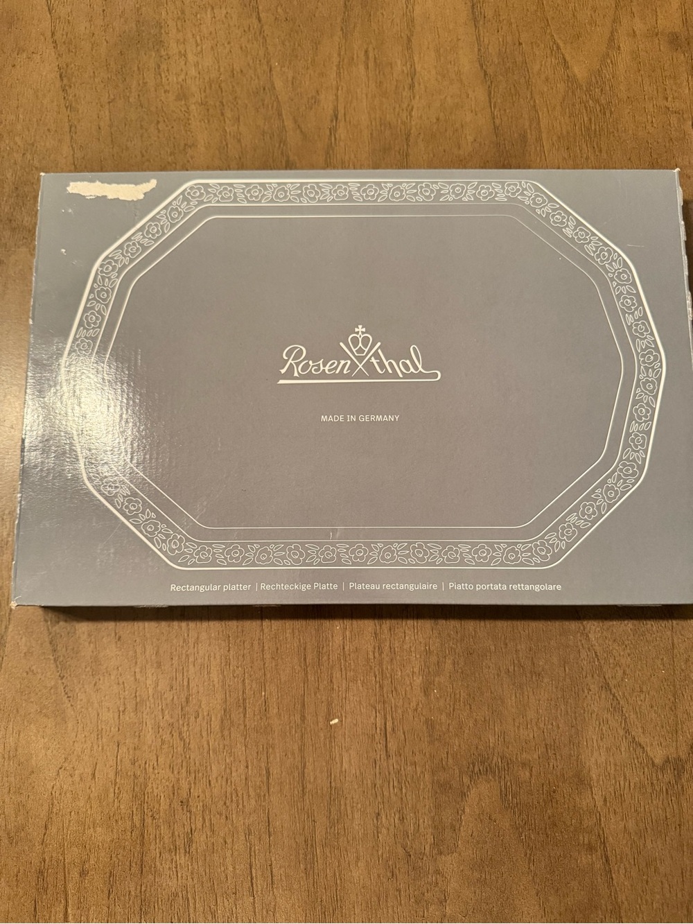 Rosenthal Gray Box with White Logo